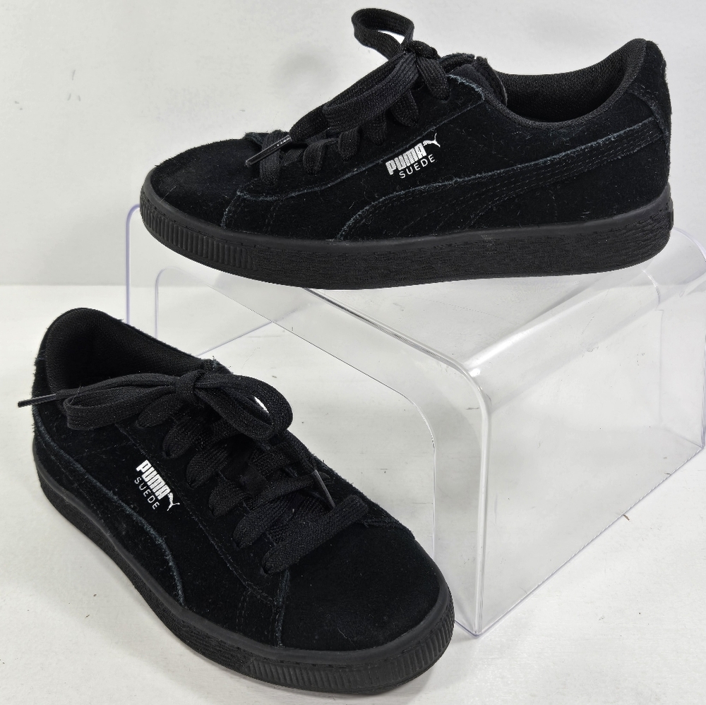 Puma Suede Classic Black Kids Sneakers size 2